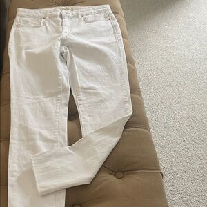 Classic White Straight Leg Women's Jeans
